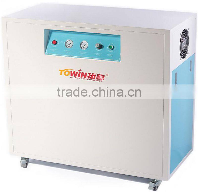 Piston Type oil free super silent dental air compressor (TW5504S)