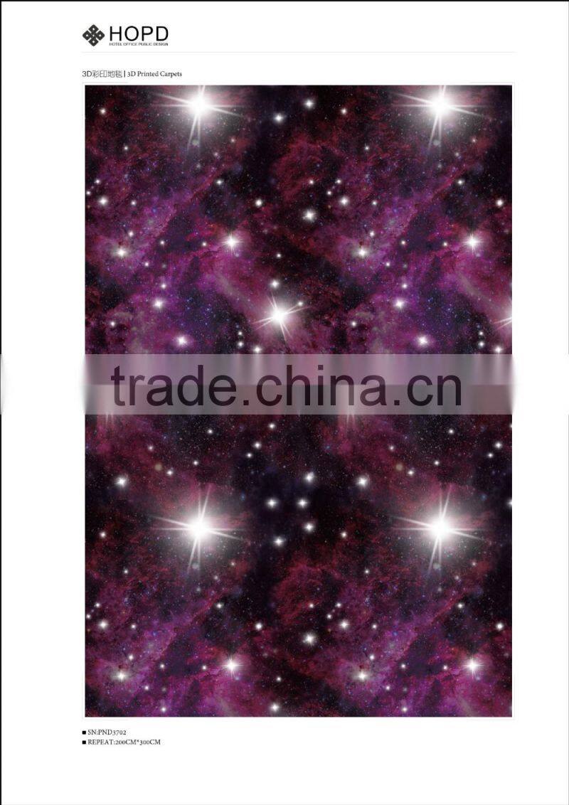Amazing galaxy pattern 3D printed Carpet for apartment, decoration