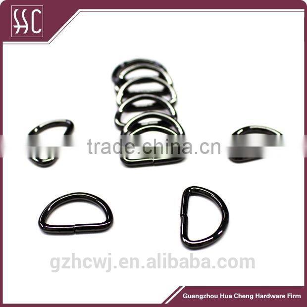 Iron D ring buckle for bags, customized size bag small fitting in China