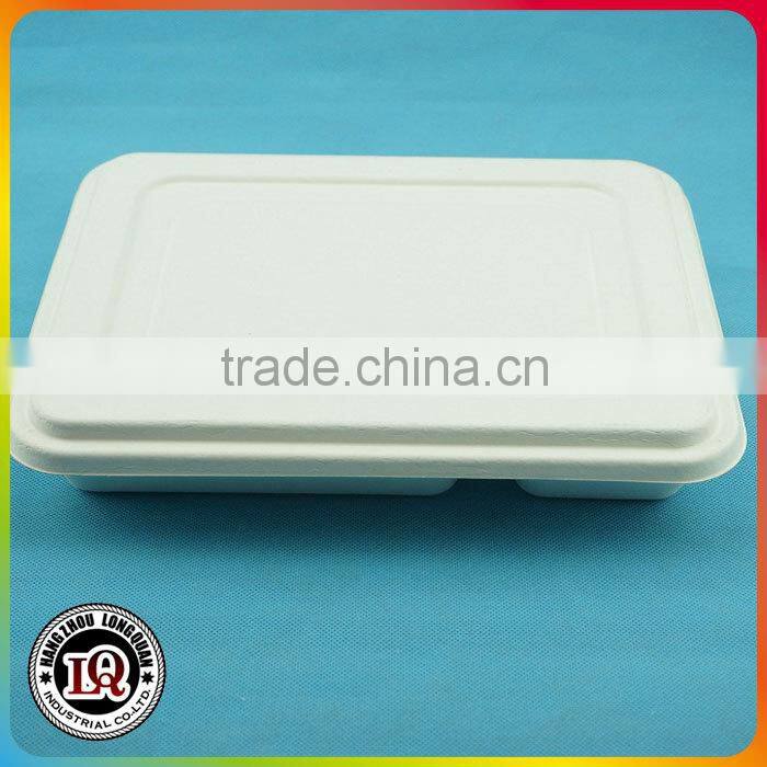 Sugar Cane Bagasse Deep 5 Compartments Tray