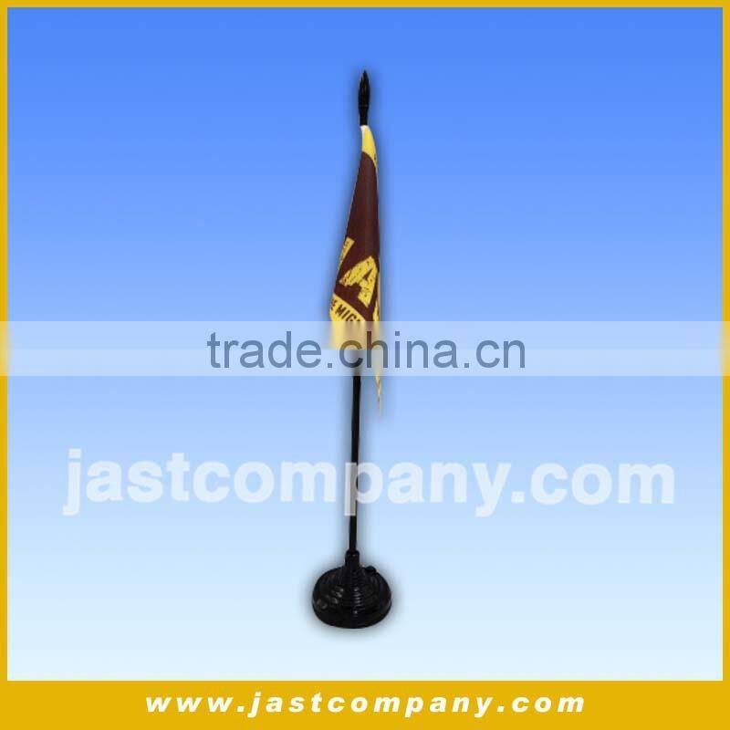 Professional Sale football stand table flag with music