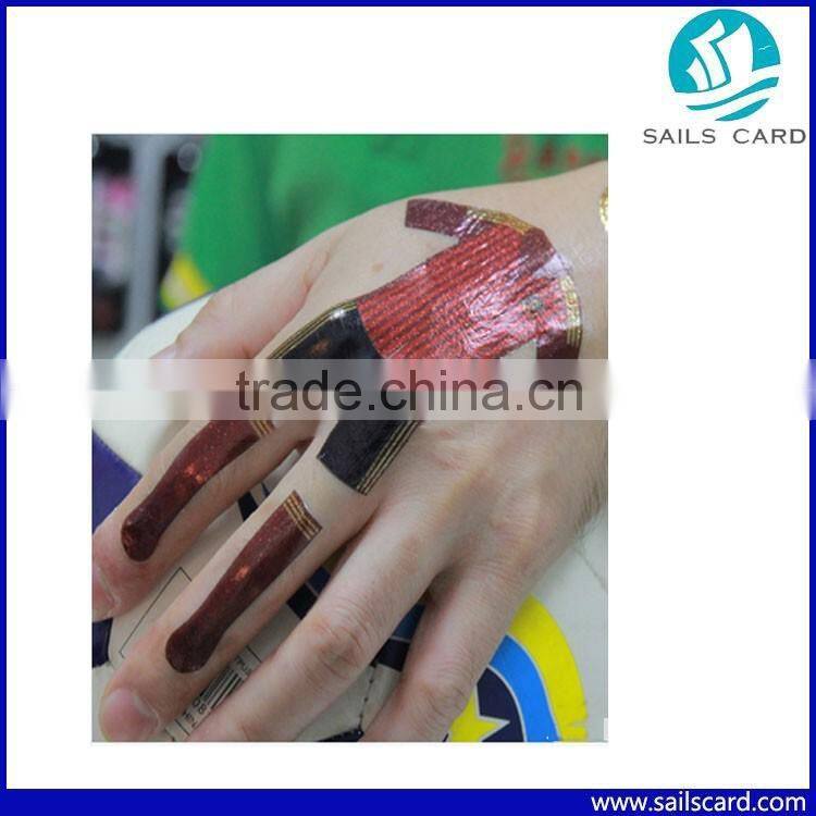Hot sale New Design Country Flag tattoo sticker for fans
