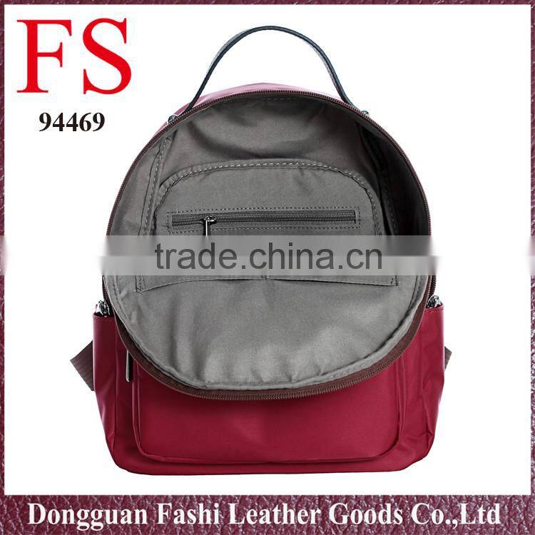 2016 Factory exporter wholesale women nylon backpack ladies