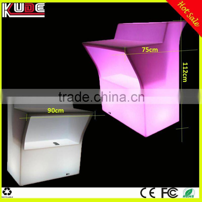 restaurant bar counter/mobile bar counter with LED light remote control