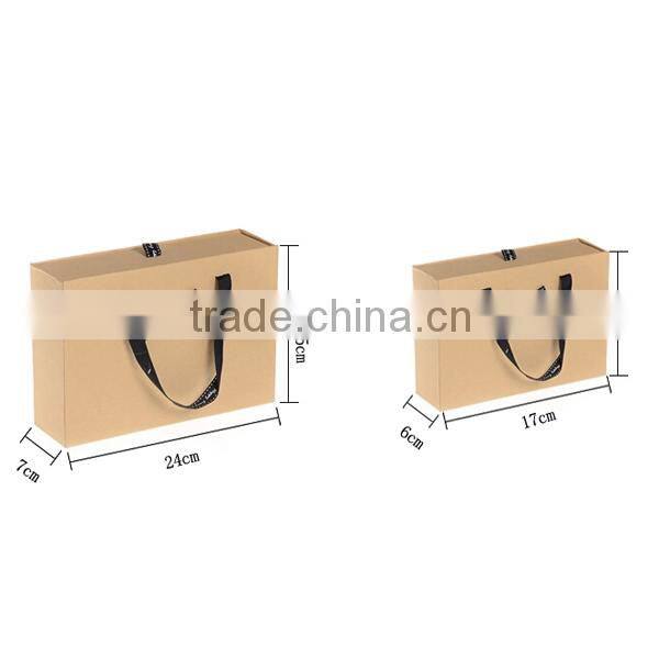 Fashionable Brown Paper Paper Gift Box