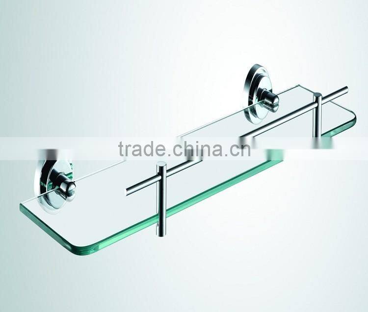 Bathroom Single Wire Glass Towel Shelf 92607