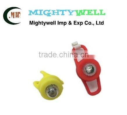 ultra bright LED safety flexible silicone bicycle light