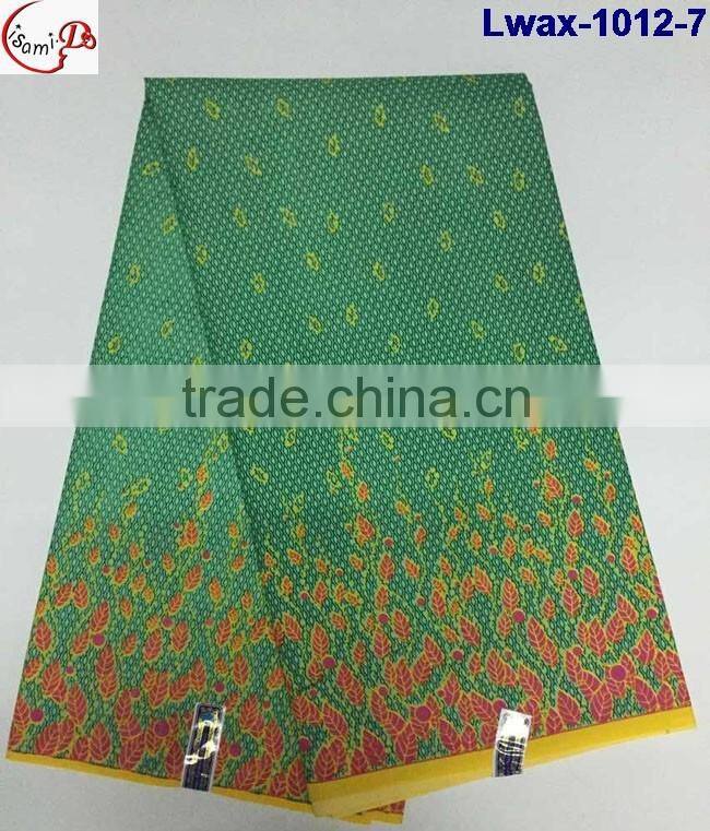 Lwax-1012-9 royal blue African Jacquard style cheap wholesale african wax print fabric