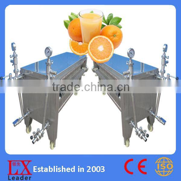 Tianyu hot sale plate and frame type cardboard fine filter