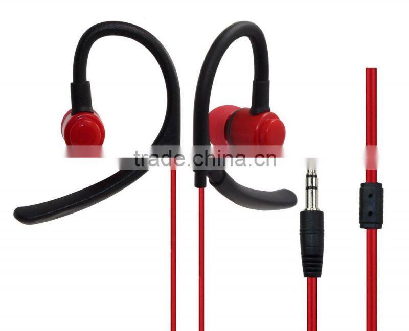 High-end best sound earhook earphone wired earphone for promotion