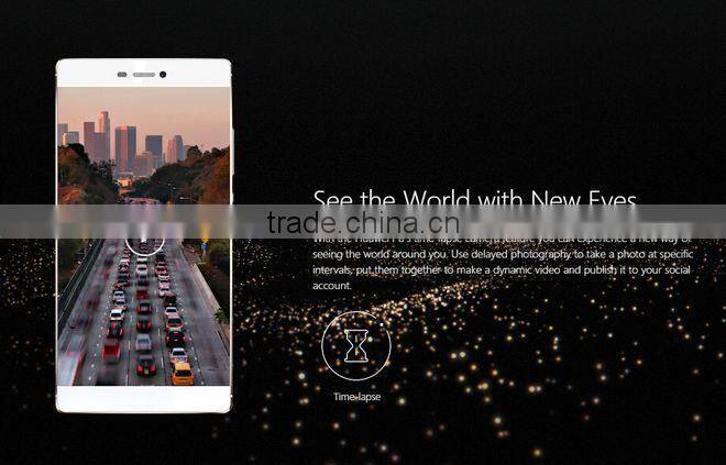 Huawei p8 octa core Hisilicon Kirin 935 dual sim card 4G lte android phone 5.2 inch