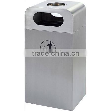 Outdoor Segregated Metal Color Eco-friendly Waste Bin/Garbage Bin/Rubbish Bin