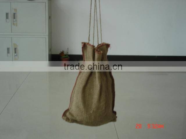 Drawstring Small Jute Bag