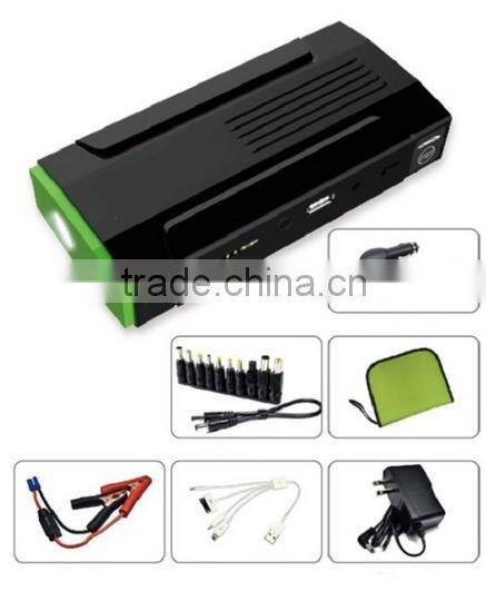 Multi-function power bank 13600mAh 13600mAh jump start car battery pack