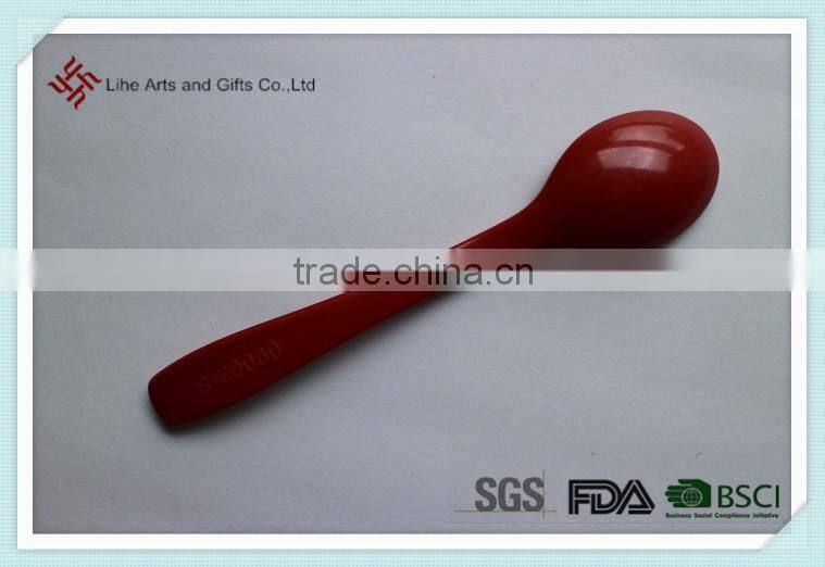 Plastic 100 percent melamine baby training spoon