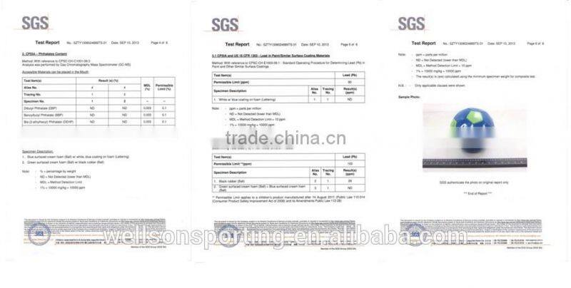 White and red shiny synthetic PU leather soccer ball