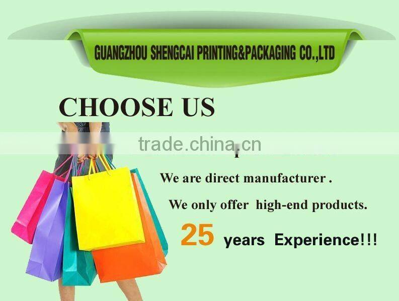 Brown Craft paper bag with sivler foil logo