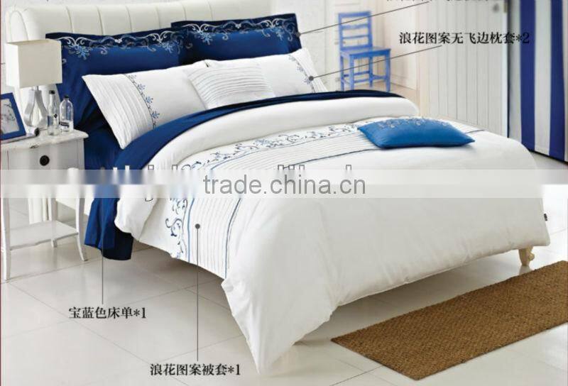 2014 new design , 60S 100% comb cotton 6 pcs beding set