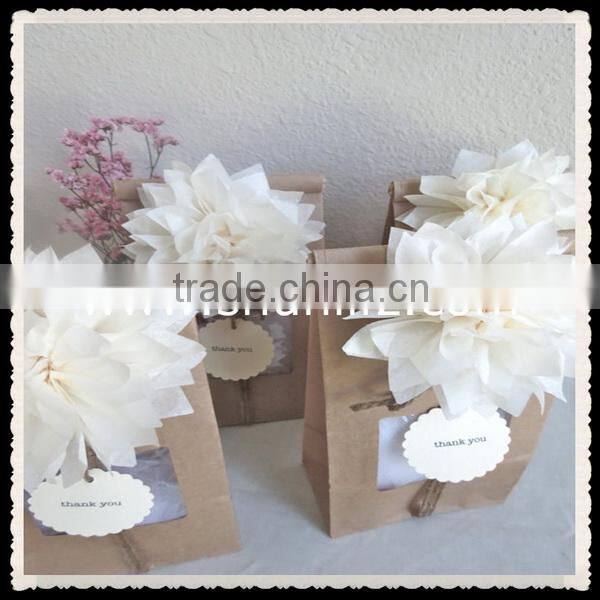 2016 new arrival paper pom pom tassel