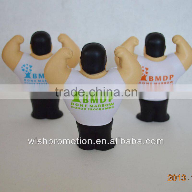 pu stress muscle man