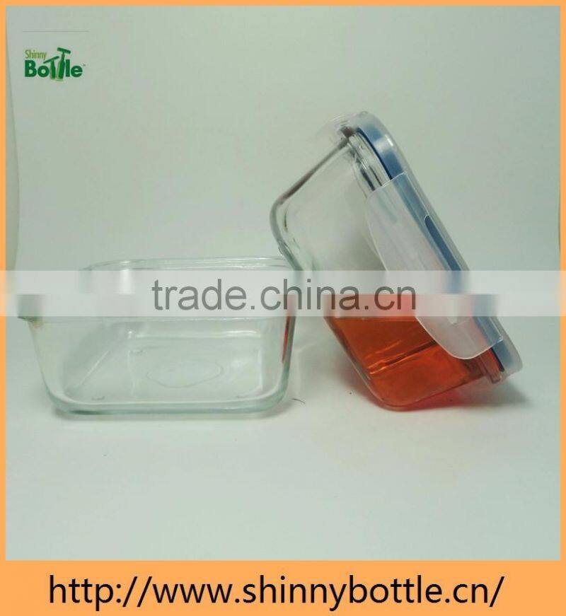 Hot selling rectangular glass crisper
