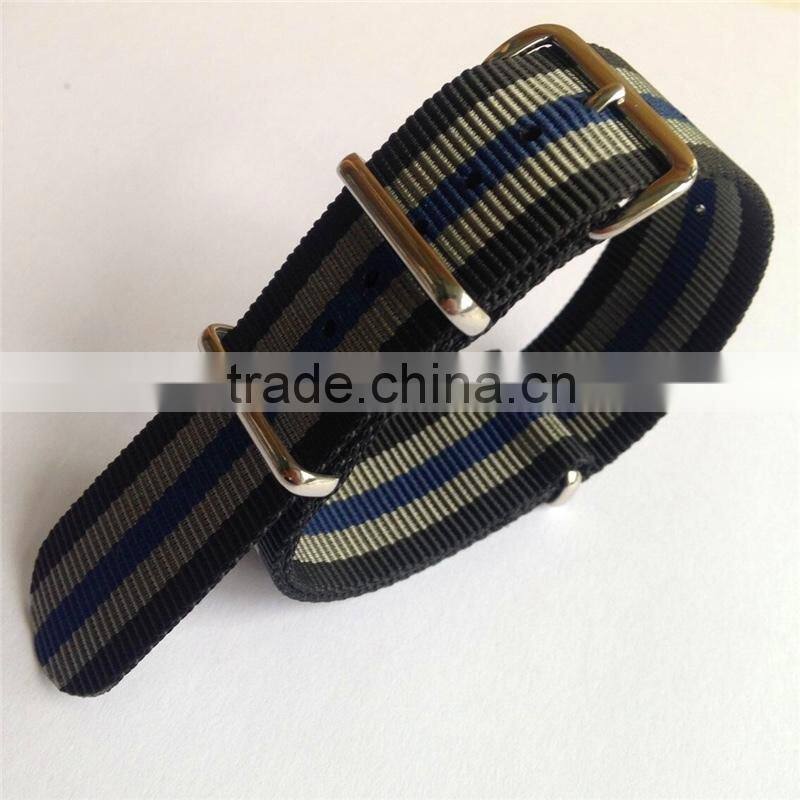 One Piece Custom Printed Nylon Nato Watch Straps 22mm
