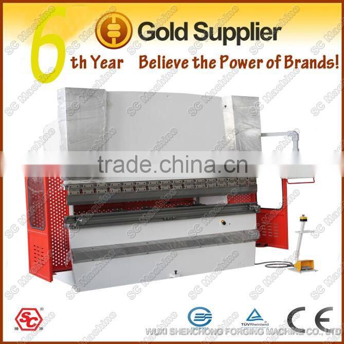 high bending precision hydraulic press brake, hydraulic bending machine WC67Y-100/3200