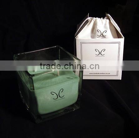 colorful soy wax candles with scent