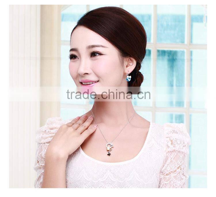 popular earrings &ouxi jewelry made with Austria Crystal jewerly 20709