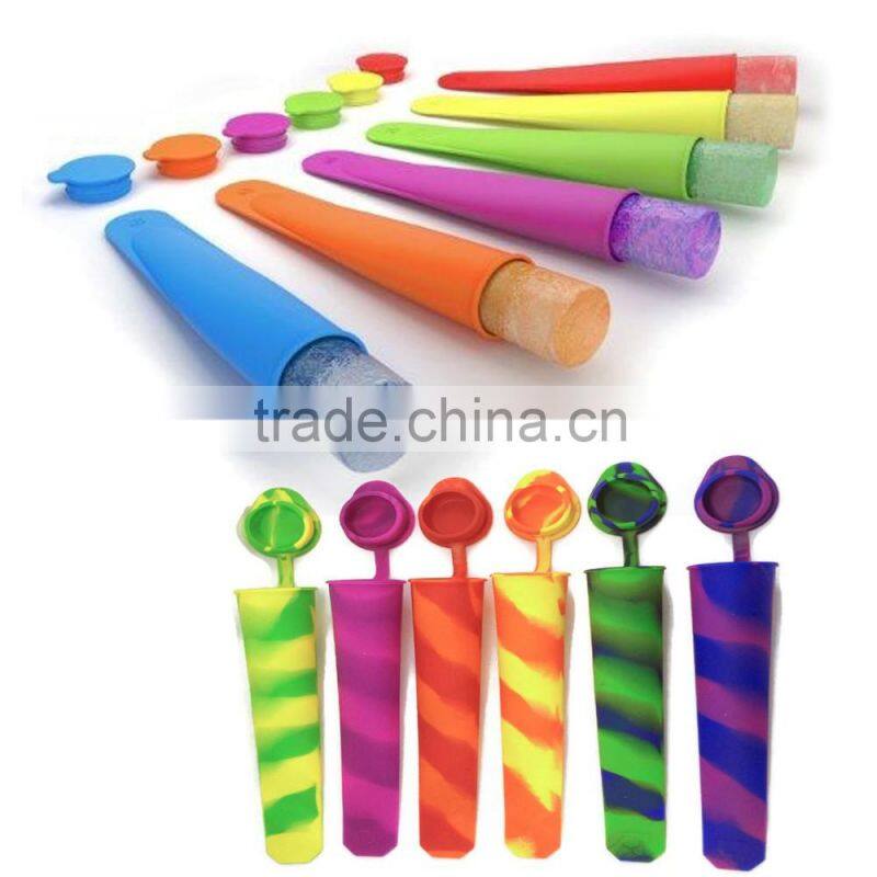 Hot silicone ice pop Ice Cream Jelly Popsicle Silicone ice pop mold