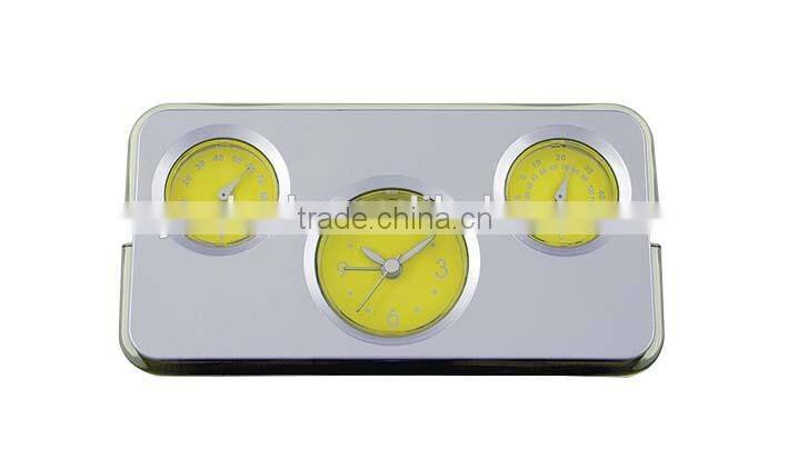 Desktop weather station alarm clock