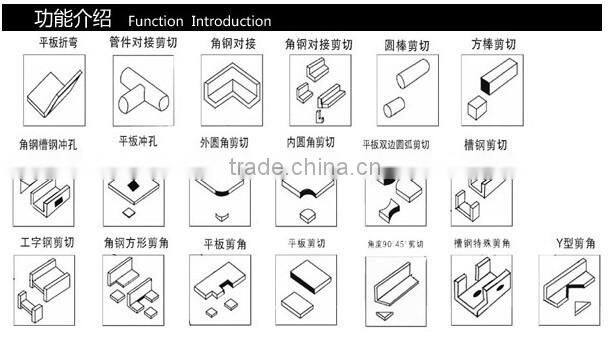 Mechanical hydraulic ironworker machine price for sale
