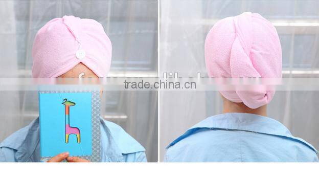 Super Absorbent Microfiber Hair Dry Towel Thickened Shower Cap Hair Turban Quick Dry Hat Cap
