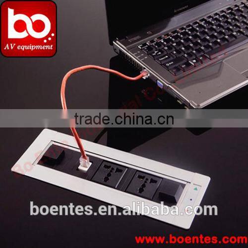 Conference Table Motorized Desktop Socket with AV Interface/Anchor Pop Up Box