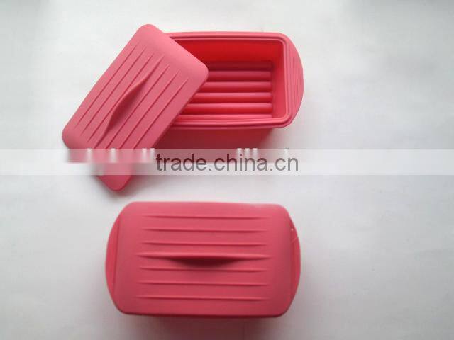 Silicone Collapsible Snack Box Lunch box food container foldable silicone bowl with coverwith cover