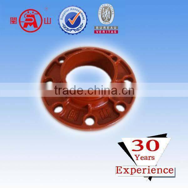 flange adaptor polish cast iron used in the fire protective pipe