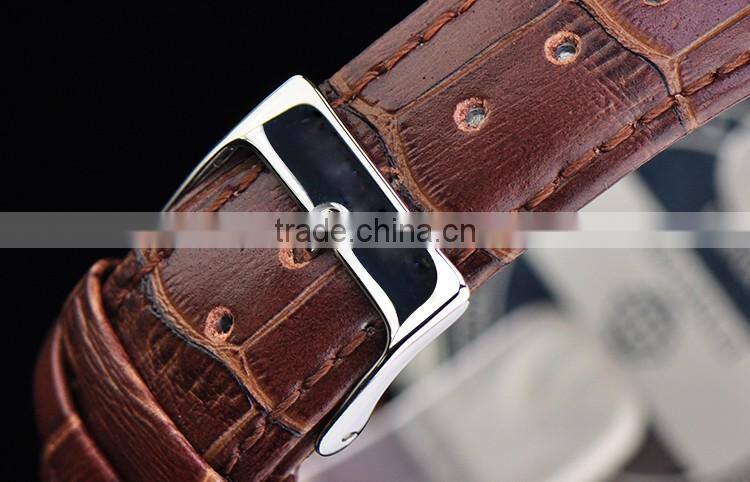 Luxury New Arrival Factory Price Business Men Leather Watch
