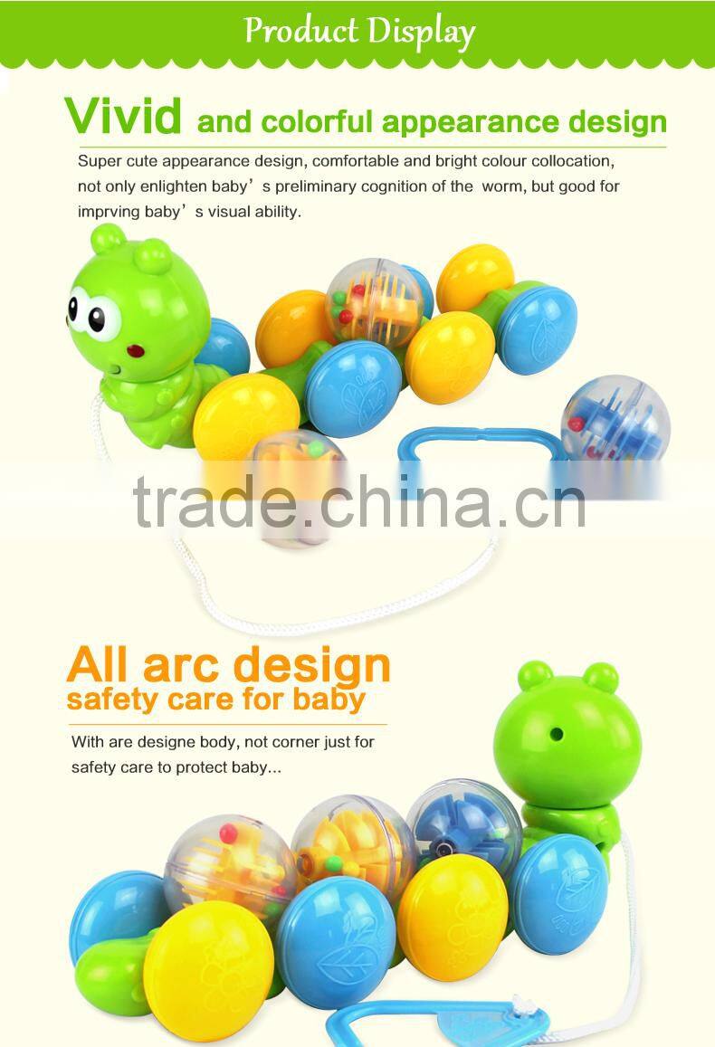 Chuangfa toys--Funny pull & push animal toys, hand sliding toys animal, sliding worm