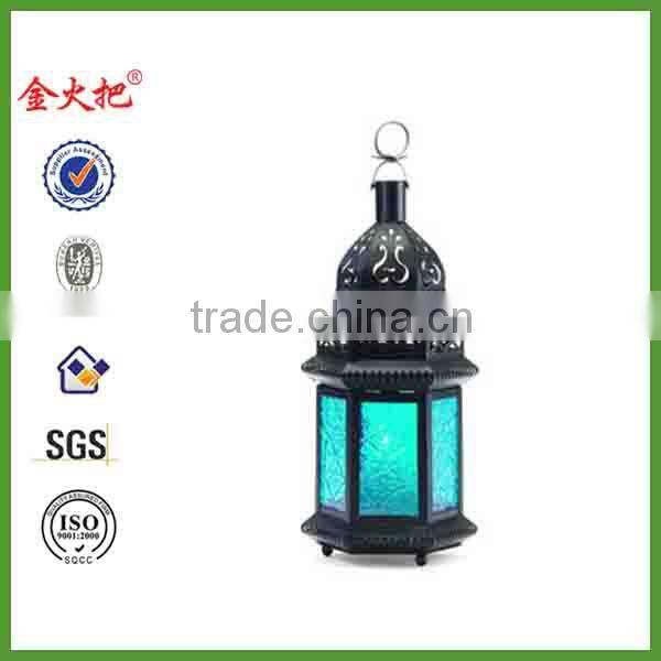 Hotsale Custom LED Glass Moroccan Lantern for sale