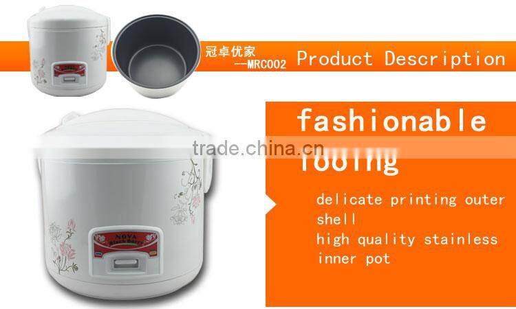 2016 new design hot sale deluxe rice cooker MRC001 white wholesale deluxe cooker