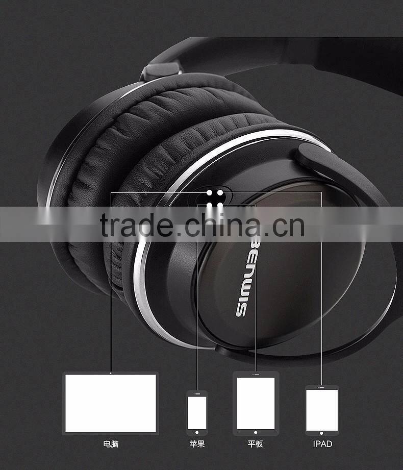 USA amazon hot selling headsets with 3.5 mm headsets jack black gold color available microphone wired headsets