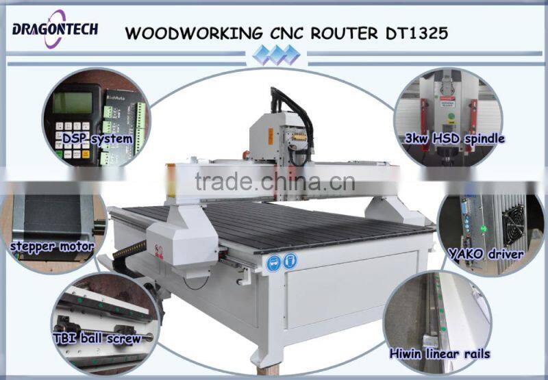 DT1325 cnc router, woodworking cnc machine,cnc portrait carving machine