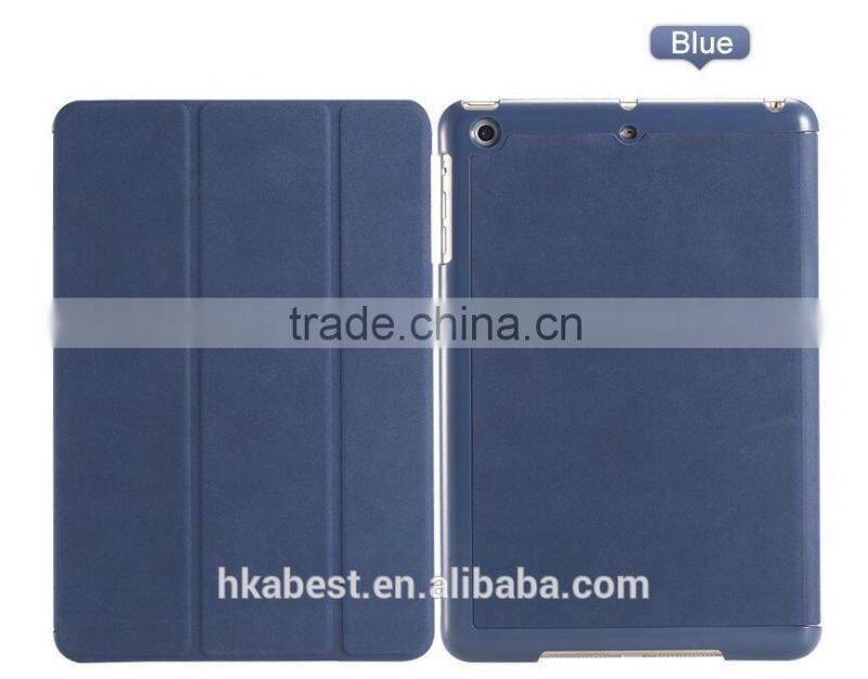 IFC002 Super Slim Smart cover case for apple ipad air 2 case/ ipad 6 case,ultra flip leather stand cases,can print custom logo