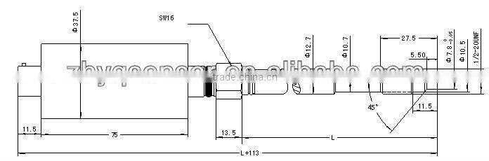 no harm 4-20mA rigid oil green melt pressure transmitter