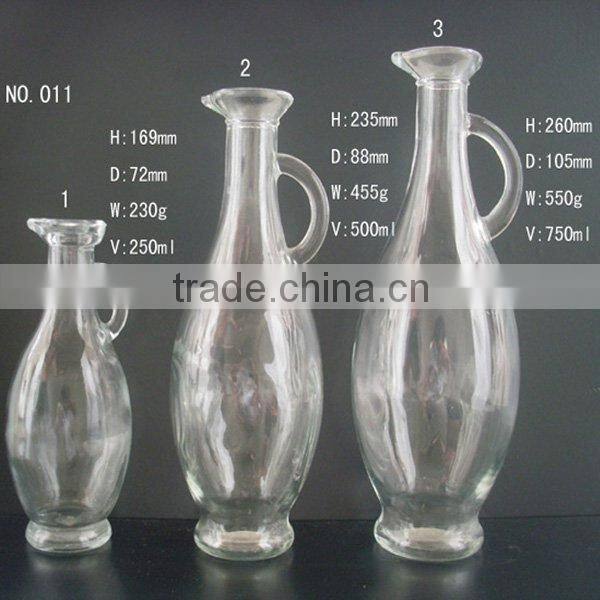 Wholesale glass bottles wholesale canada glass bottle for liquor with handle