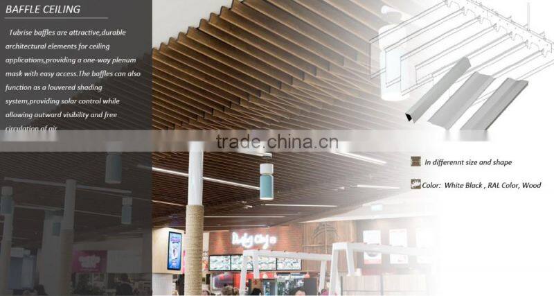 Commercial Aluminum types of false ceiling boards
