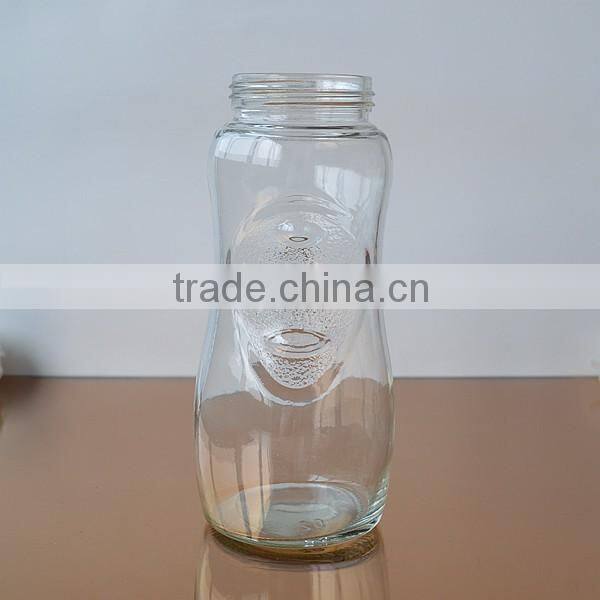 Storage glass bottle glass jar made in China