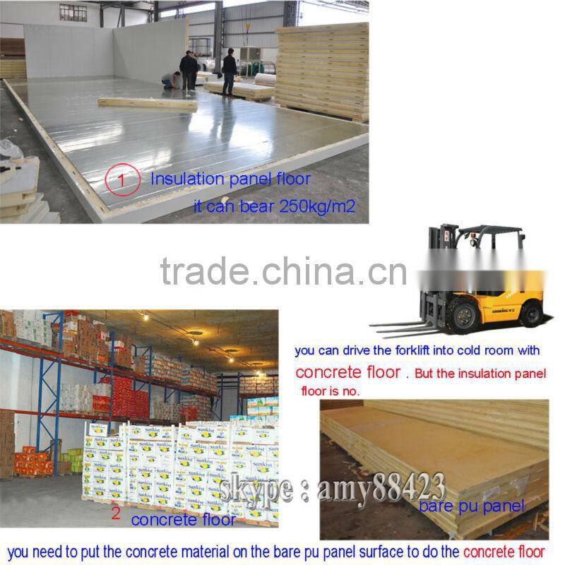 Aluminum steel cold storage apply in bakery