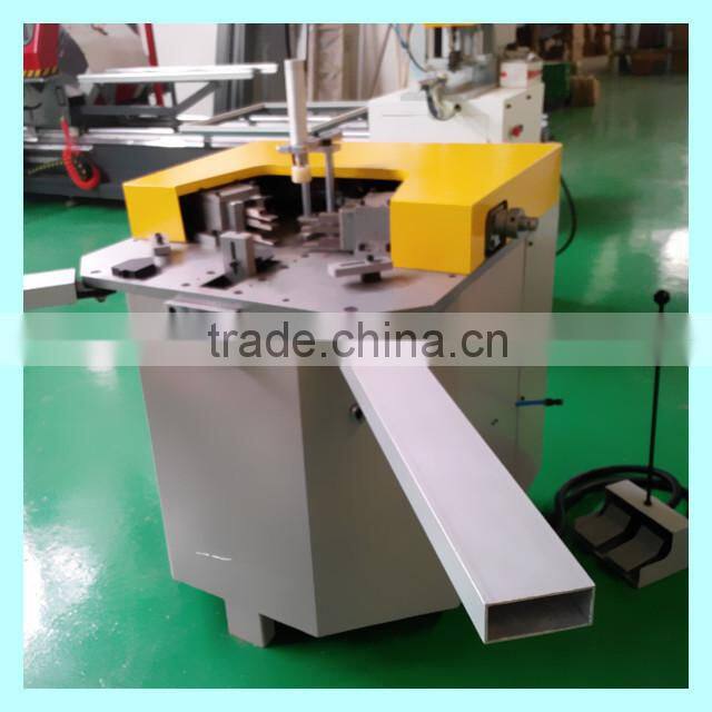 High quality single head Aluminum window profile corner combining machine