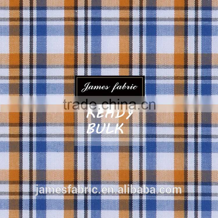 50s Yarn Dyed Cotton Shirting Fabric, Colorful Check/Plaid Fabric, Plain Weaving Fabric